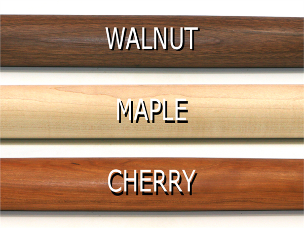 Vermont Rolling Pins Wood Types