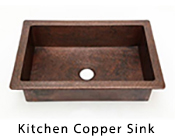 kitchen copper sink