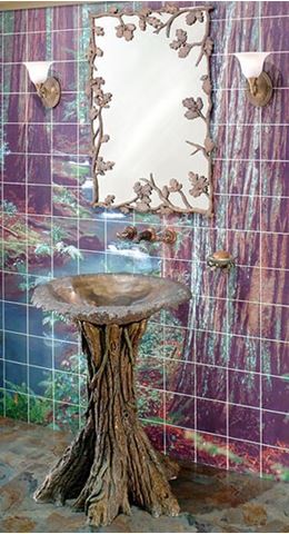 Fairy Tale Oak Bathroom Pedestal