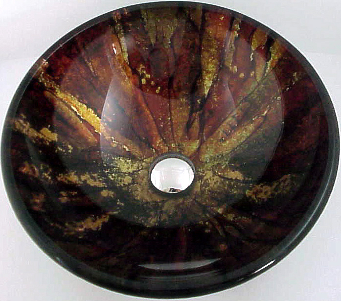 Picture of Burnished Toffee Vessel Sink