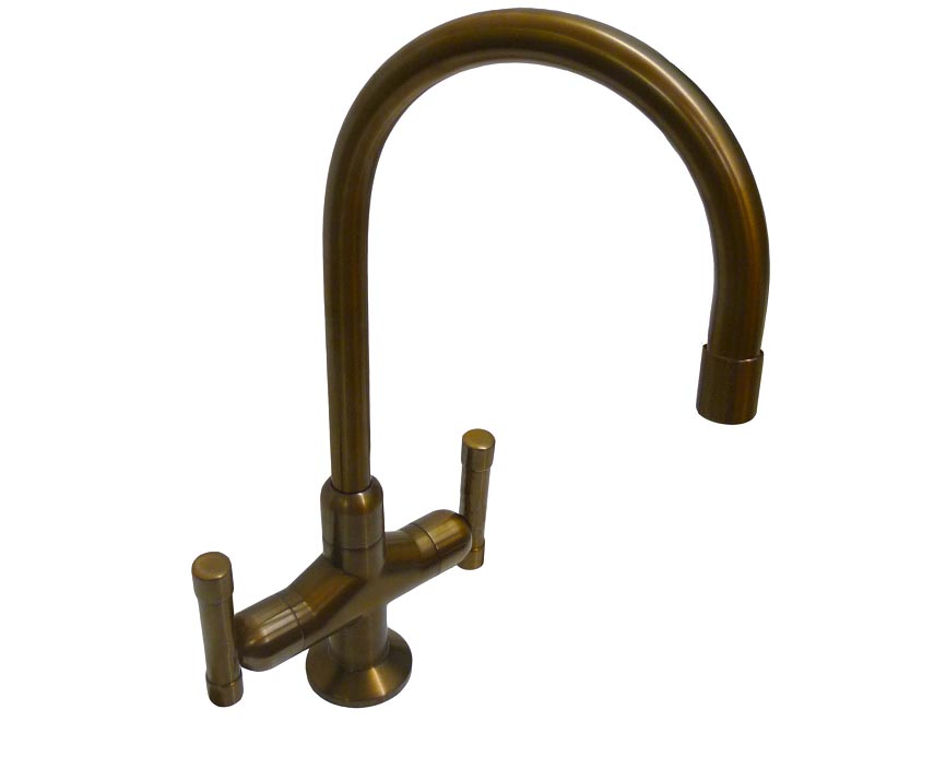 Picture of Sonoma Forge | Bar or Prep Faucet | Cuvee Gooseneck | Deck Mount