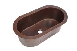 26.5" Oval Tub Copper Bar Sink by SoLuna