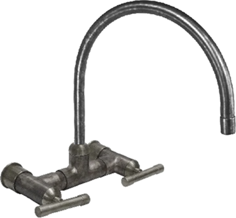 Waterbridge Wall-Mount Faucet with Arched Spout