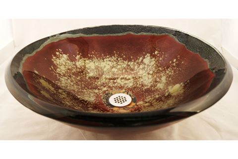 Arsia Handcrafted Glass Vessel Sink