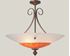 Picture of Plume II Blown Glass and Forged Iron Chandelier
