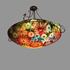 Picture of Rose Garden Reverse Hand-Painted Glass Chandelier