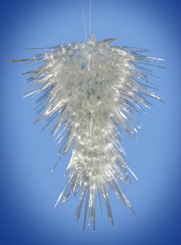 Blown Glass Chandelier | Icicle Chandelier