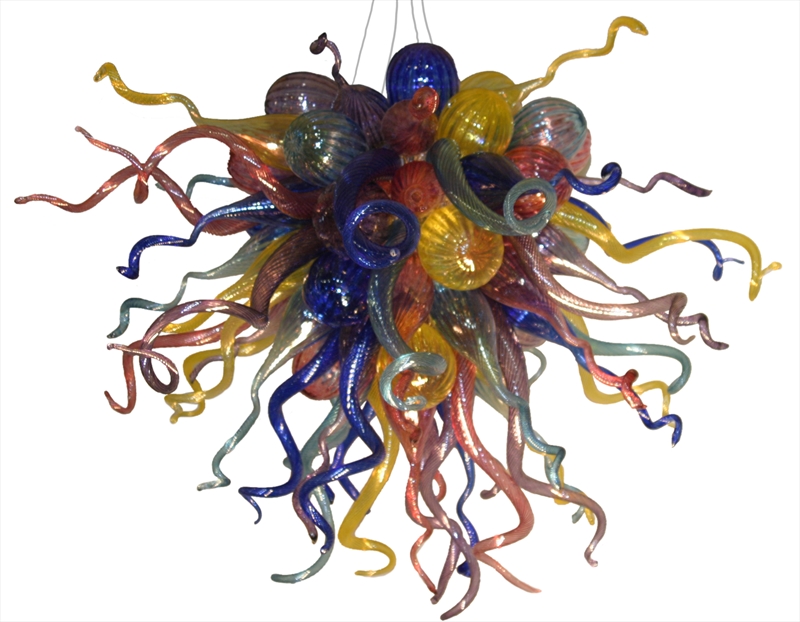 Picture of Blown Glass Chandelier | Streamers