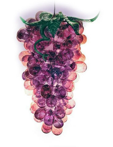 Blown Glass Chandelier | Grape Cluster