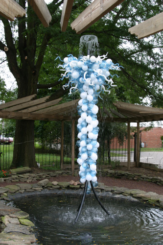 Picture of Garden Art Fountain Glass Sculpture