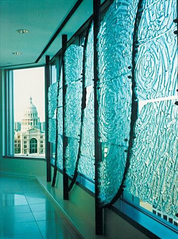 Glass and Steel Wall