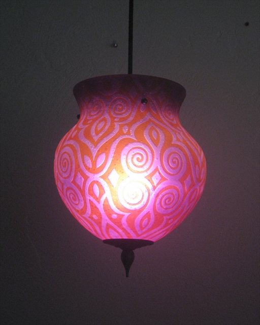 Picture of Blown Glass Pendant Light | Glow