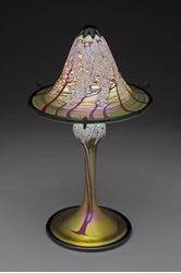 Small Gold Cherry Blossom Table Lamp