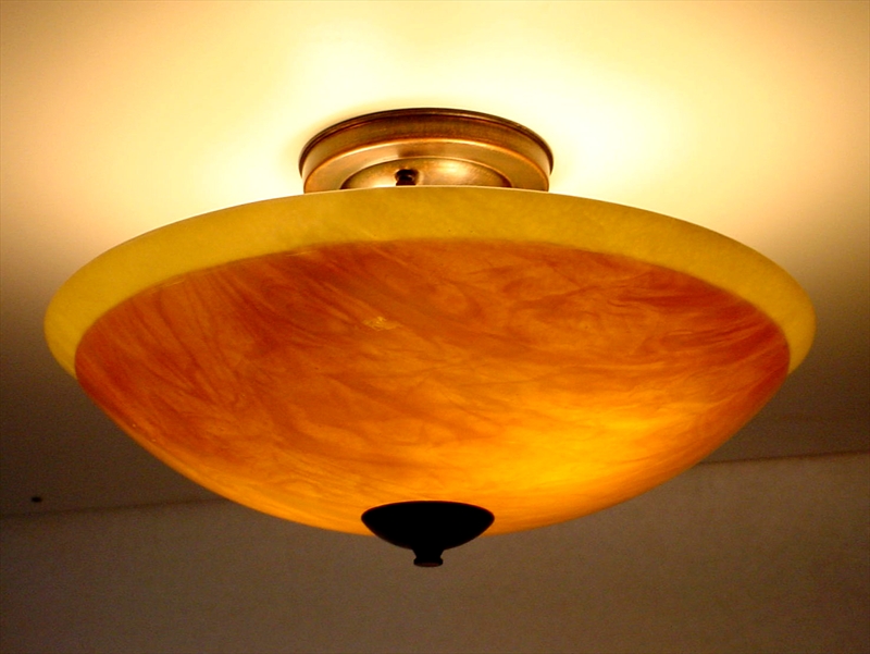 Picture of Semi-Flush Mounted Ceiling Light | Sunset On Sand