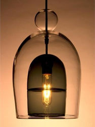 Picture of Pendant Light | Miro Veiled | Short Shade with Ball