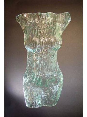 Earth Goddess Glass Torso Scupture