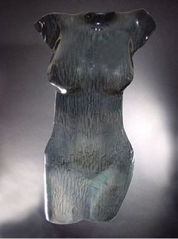 Nightlife Glass Torso Sculpture