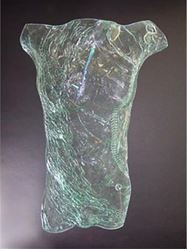 Picture of Eager Glass Male Torso Sculpture