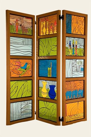 Colors of India Room Divider