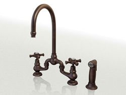 Picture of Sonoma Forge | Kitchen Faucet | Brownstone | Deck Mount