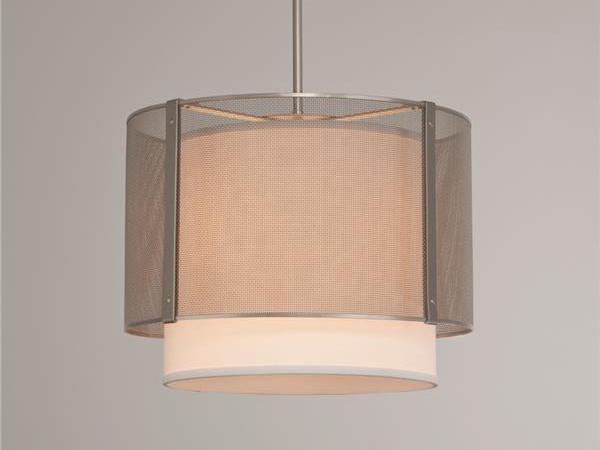 Picture of Drum Chandelier | Uptown Mesh with Shade