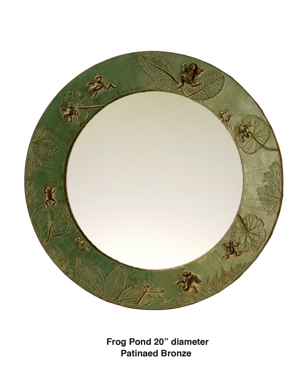 Picture of Frog Pond Handcrafted Round Mirror
