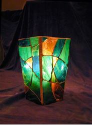 "Dance With Me" Glass Mosaic Vase