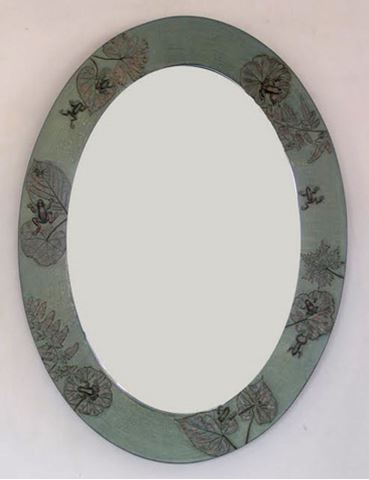 Frog Pond Handcrafted Oval Mirror
