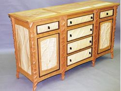 Picture of Sculpted Cherry Sideboard
