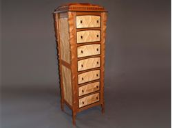 Seven Drawer Sculpted Case in Cherry