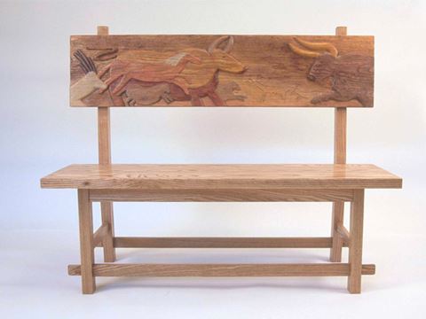 Cave Painting Bench