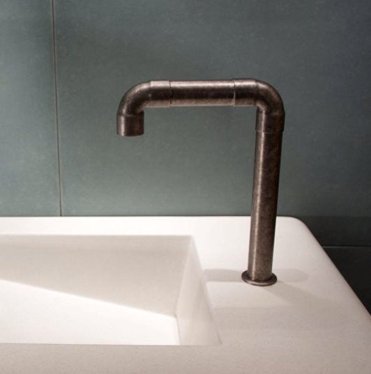 Picture of Sonoma Forge | Bathroom Faucet | Elbow Spout Vessel | Deck Mount | Hands Free