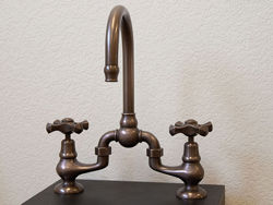 Sonoma Forge | Bar or Prep Faucet | Brownstone | Deck Mount