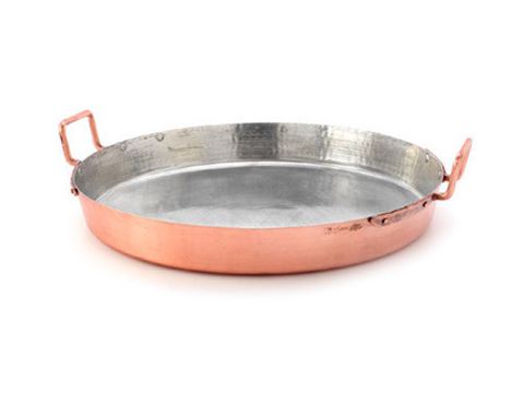 French Copper Studio 2 Foot Oval Paella Pan