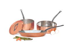 Picture of French Copper Studio 5 pc Copper Cookware Set