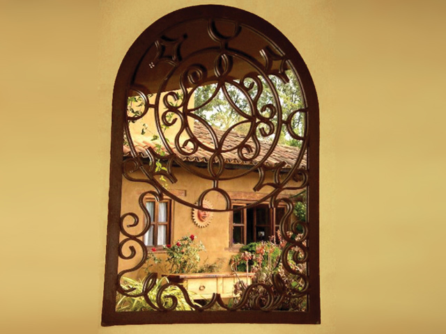 Picture of Decorative Wrought Iron Mirror Frame