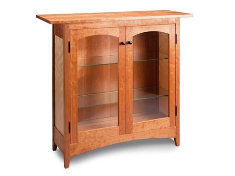 Cherry and Birch Display Cabinet