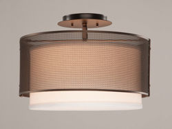Picture of Semi-Flush Mounted Ceiling Light | Uptown Mesh
