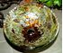 Picture of Fire and Ice Reverse Hand-Painted Glass Vessel Sink