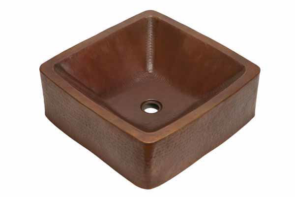 17" Cubeta Copper Vessel Sink by SoLuna