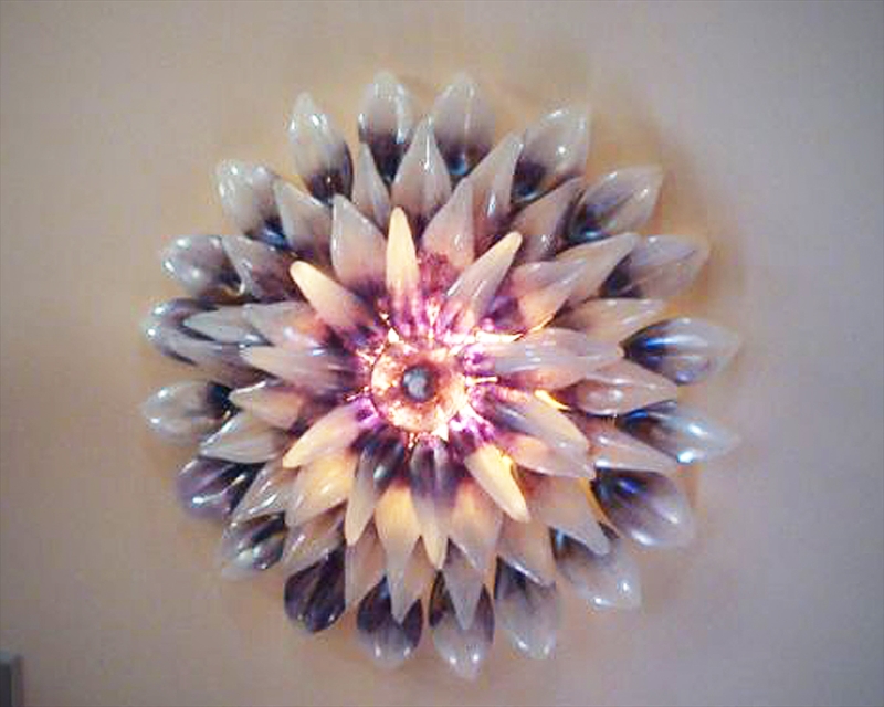Picture of Blown Glass Chandelier | Lotus