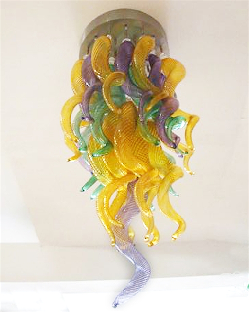 Picture of Blown Glass Chandelier | Tentacle