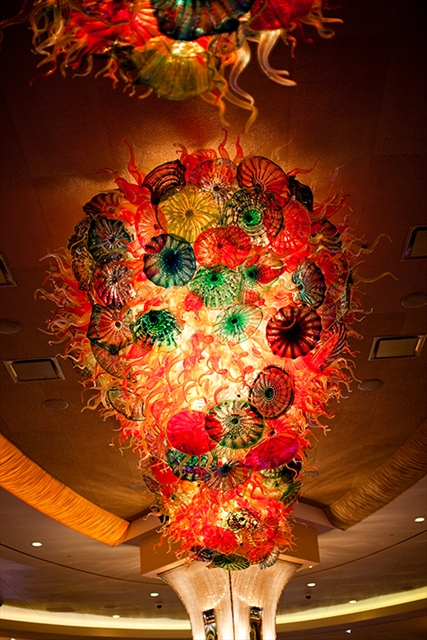 Picture of Blown Glass Chandelier | Casino