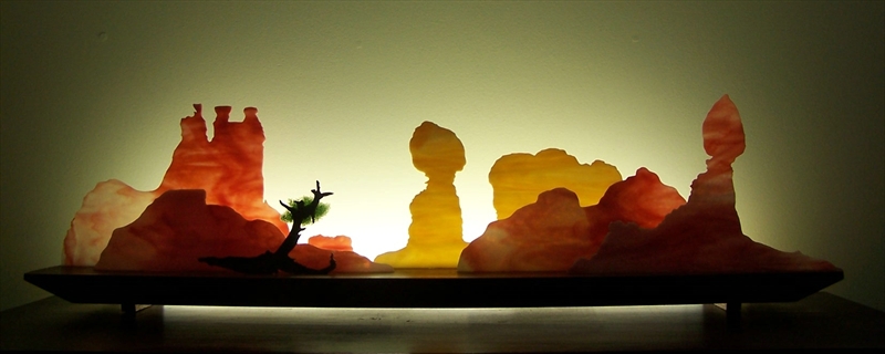 Picture of Moab Glasscape Lighting Sculpture