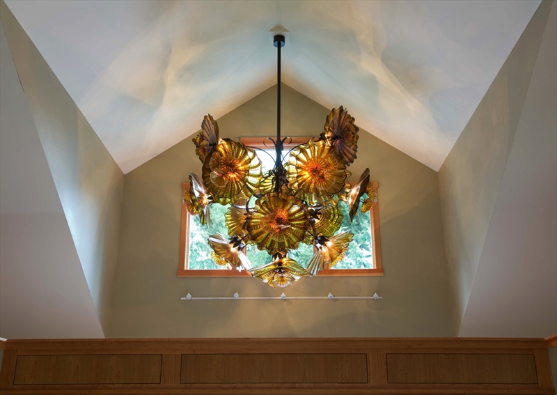Picture of Blown Glass Chandelier | Peony