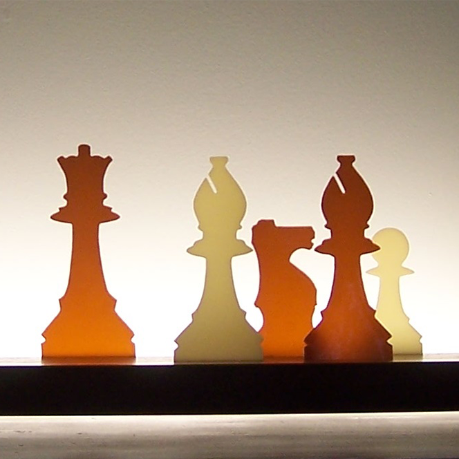 Picture of Checkmate Glasscape Lighting Sculpture