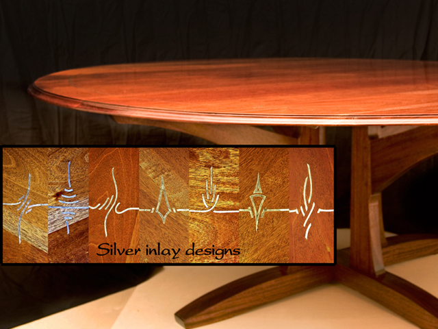 Picture of Mahogany Poker Table
