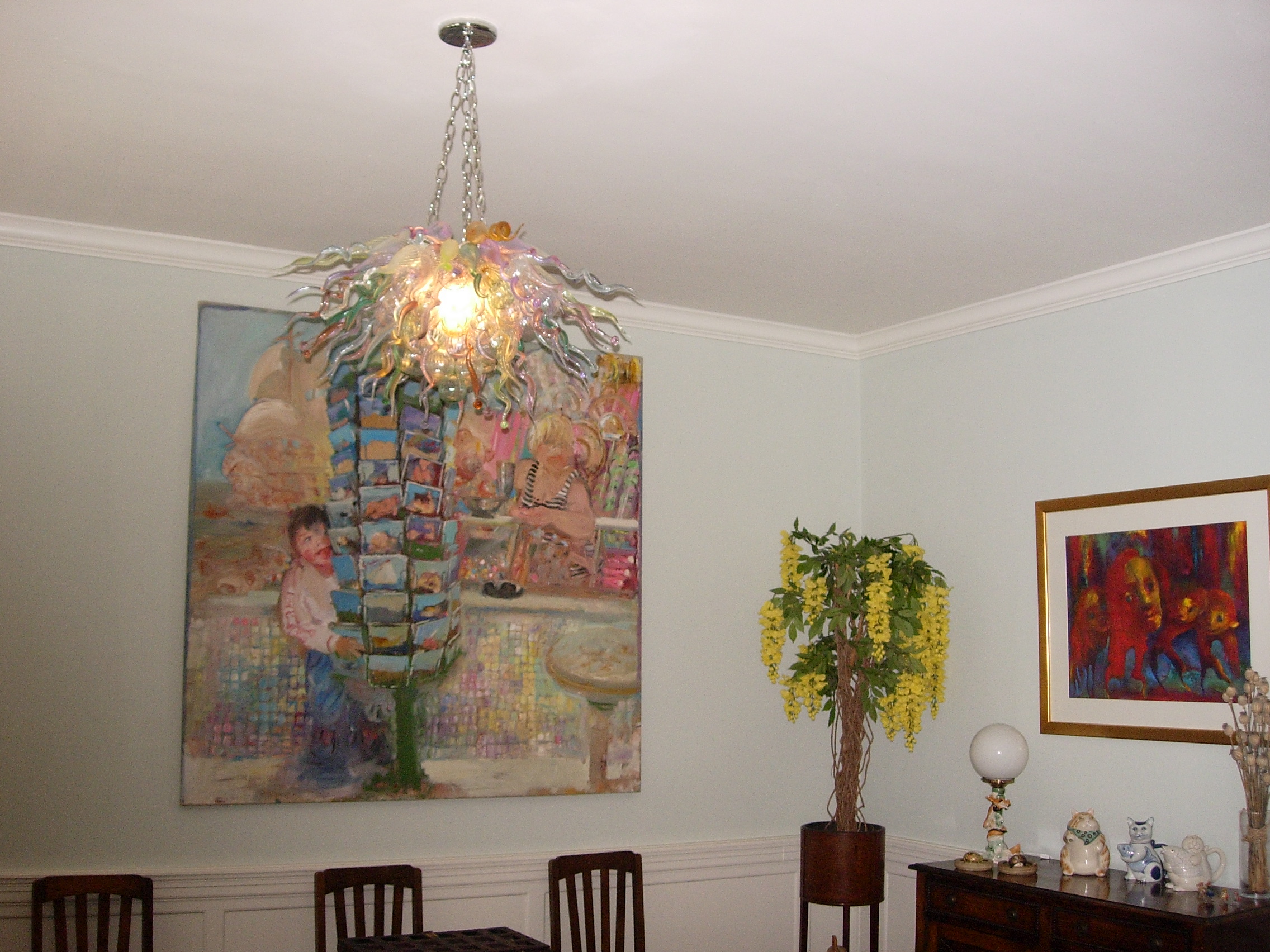 Picture of Blown Glass Chandelier 243