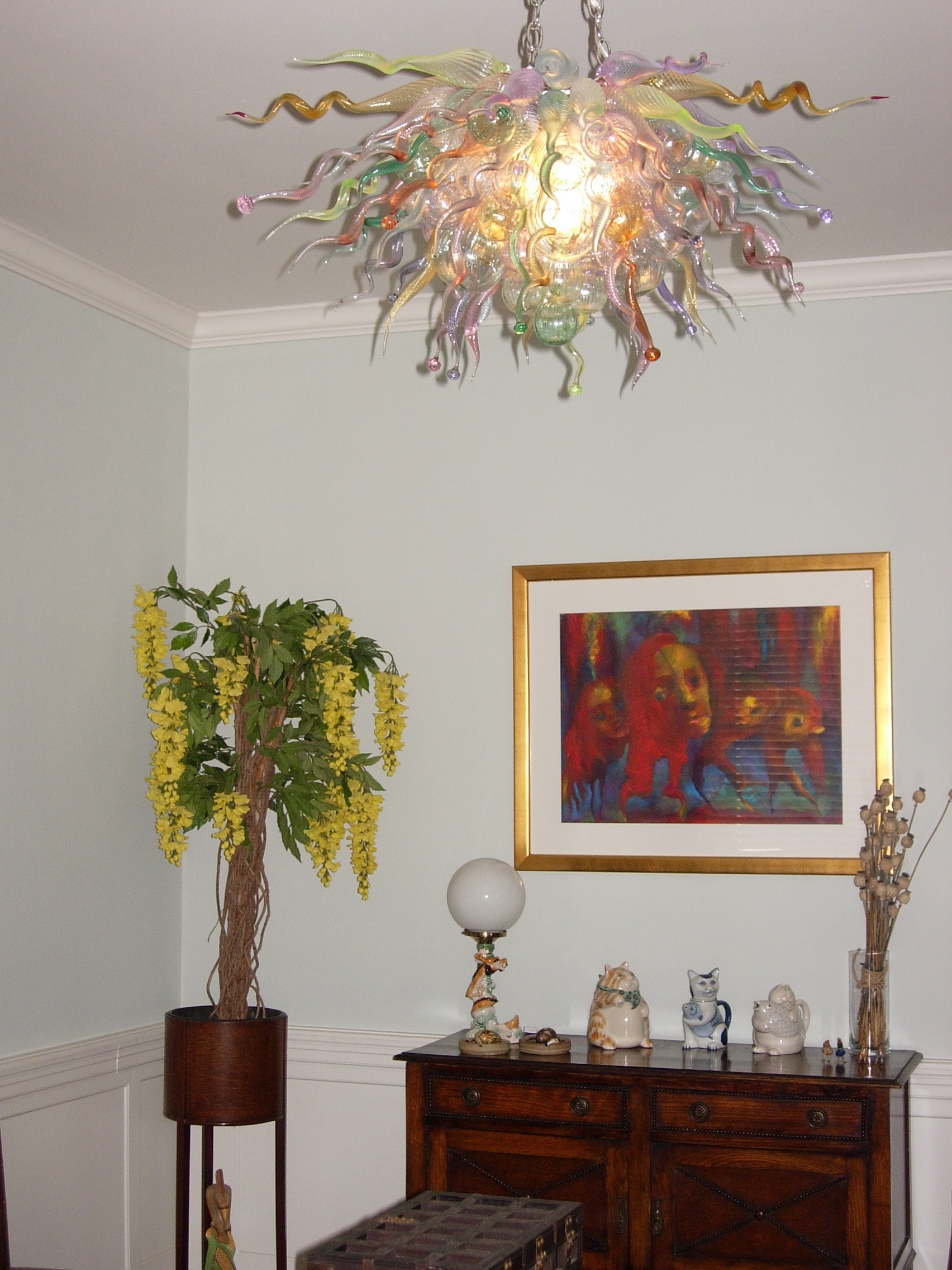 Picture of Blown Glass Chandelier 243