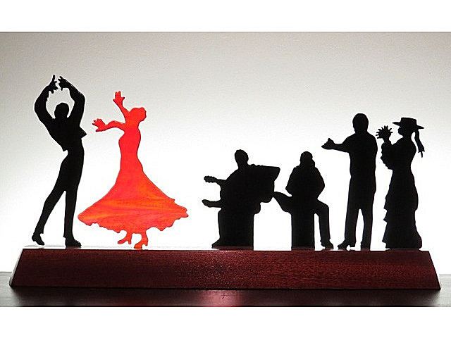 Picture of Flamenco II Glasscape Lighting Sculpture